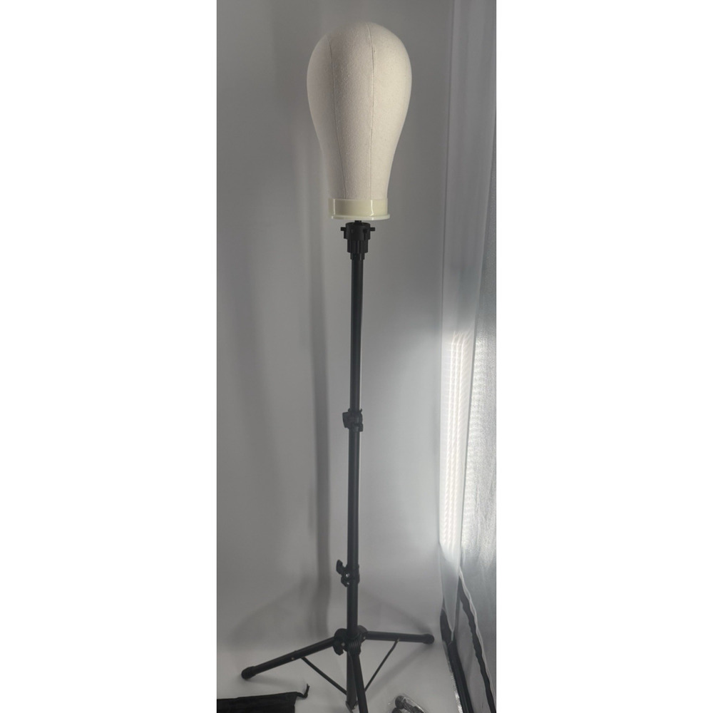 Wig Stand Tripod with Mannequin Head & accessories, wig-not included *read... - Picture 3 of 16